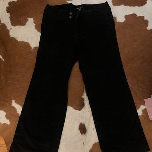 Black Wide Leg Corduroy Pants